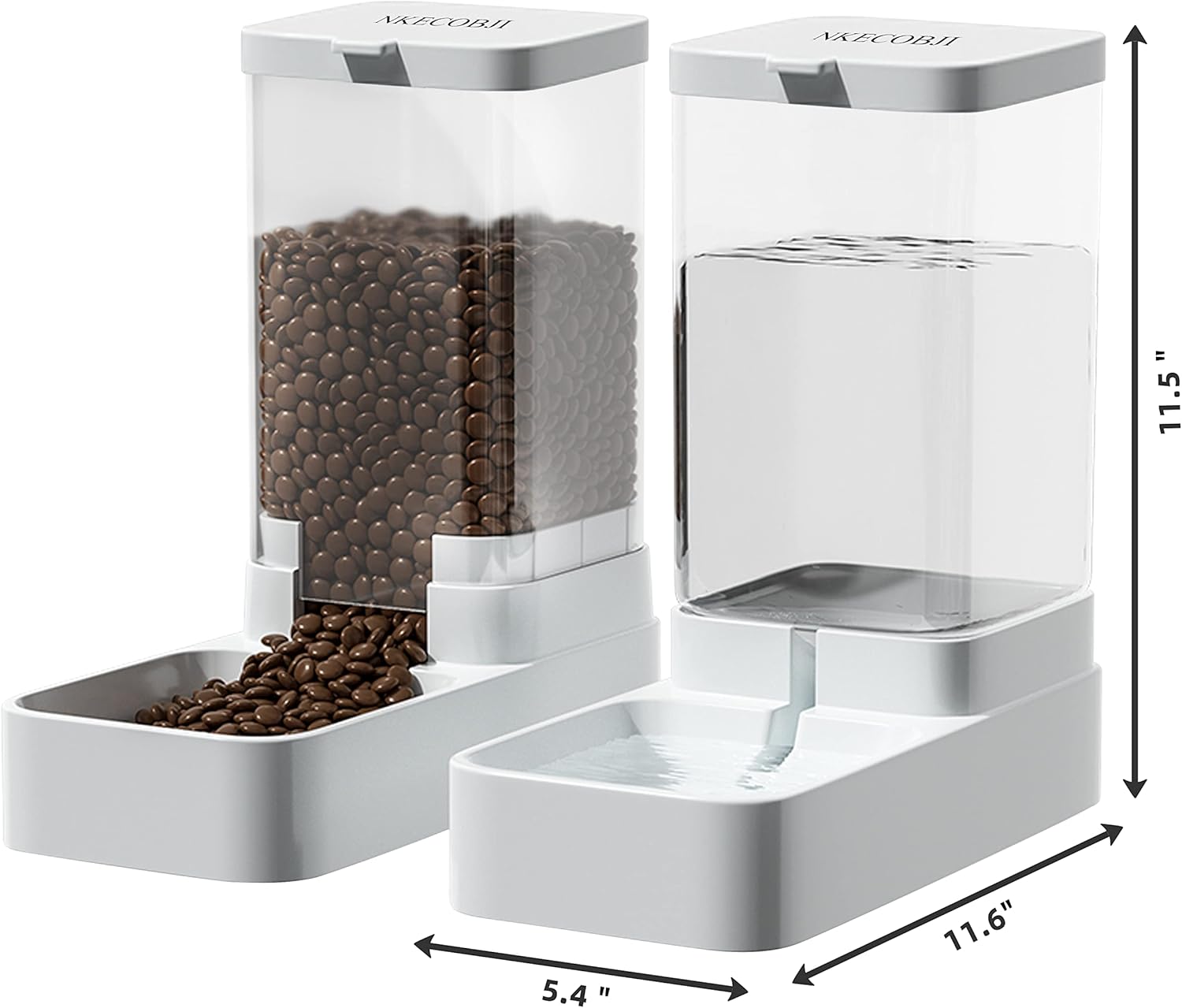 Gravity Pet Feeder and Water Dispenser