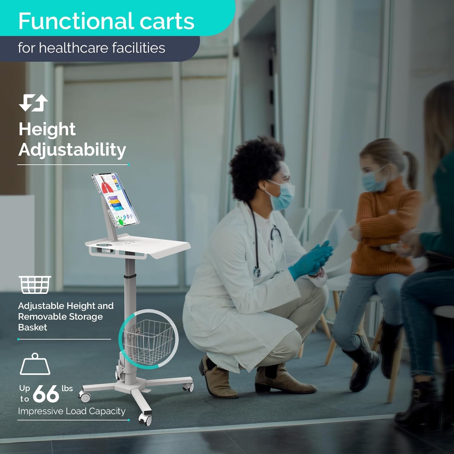 Rolling Medical Kart