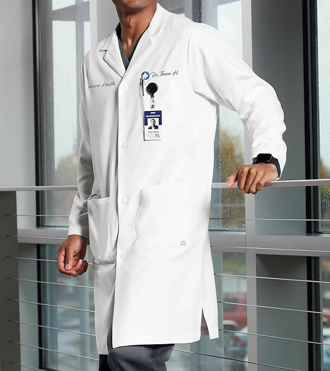 Custom Embroidered Lab Coat