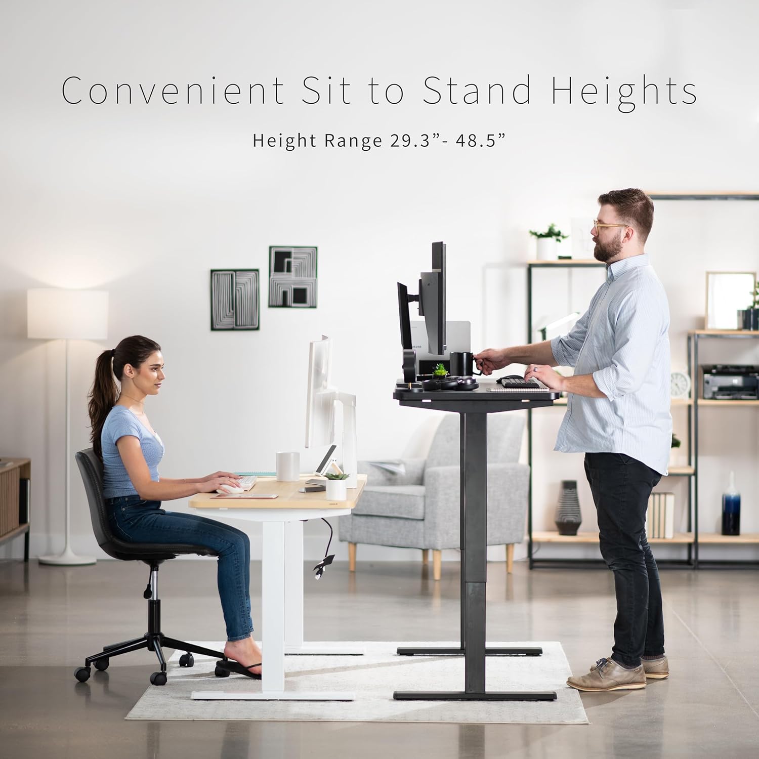 VIVO Electric 60 x 24 in Standing Desk