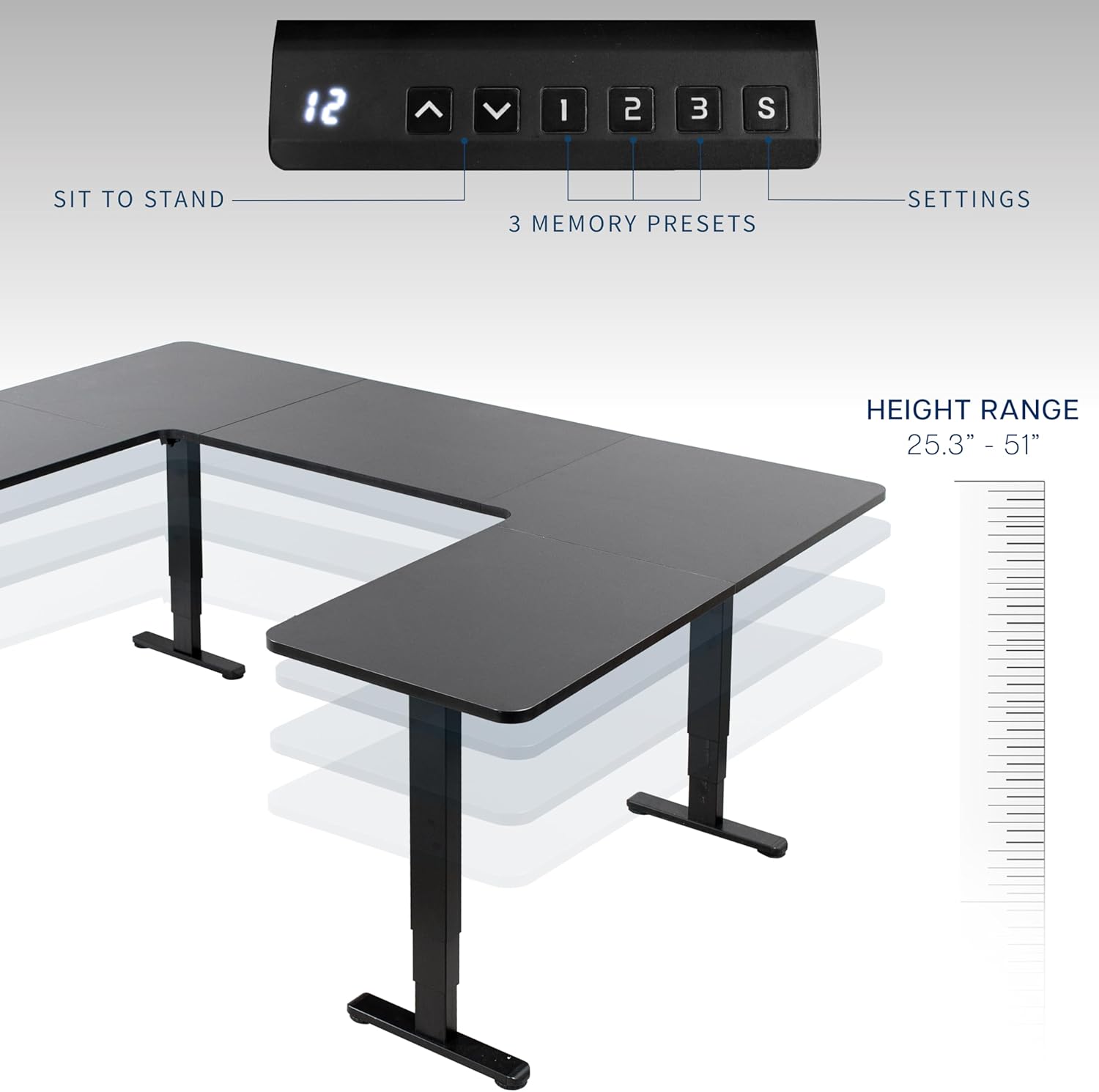VIVO Large U-Shaped 83 x 60