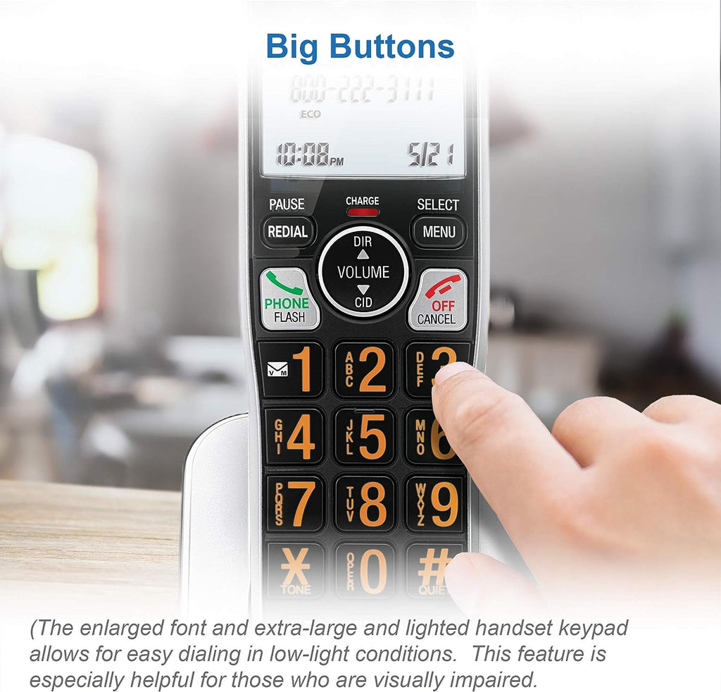 AT&T BL102-3 DECT 6.0 3-Handset Cordless Phone