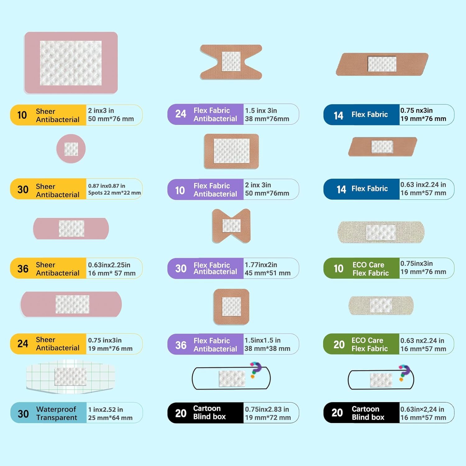 Variety Bandages Pack