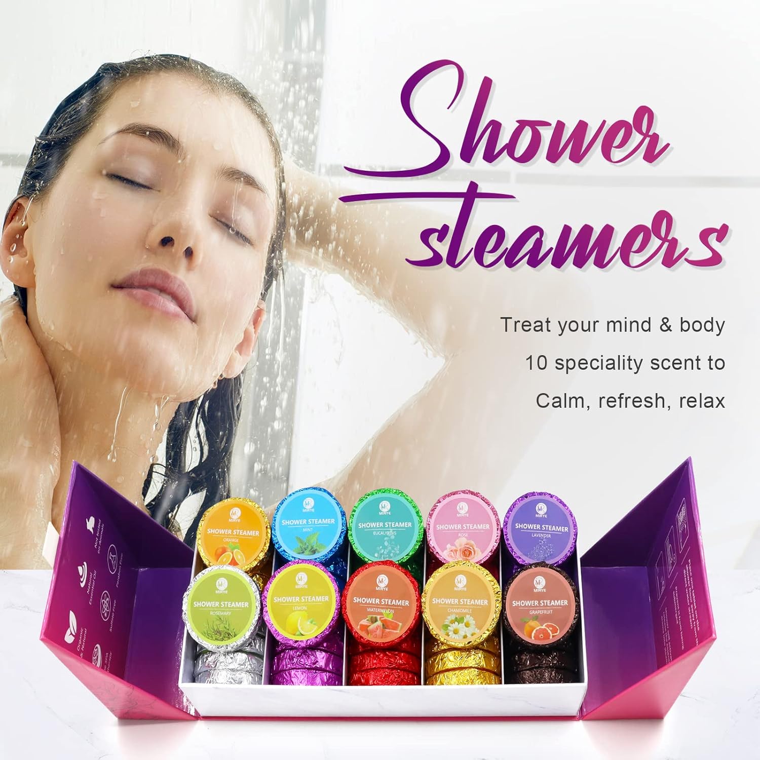 40 PCS Shower Steamer