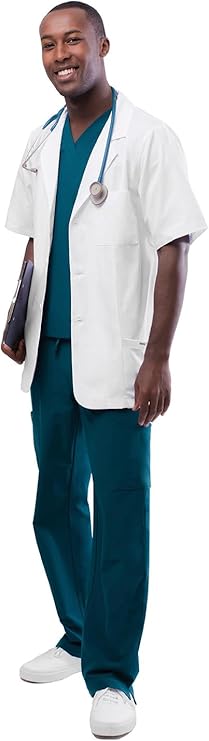 Unisex Lab Coats - Short Sleeve 31" Consultation Lab Coat