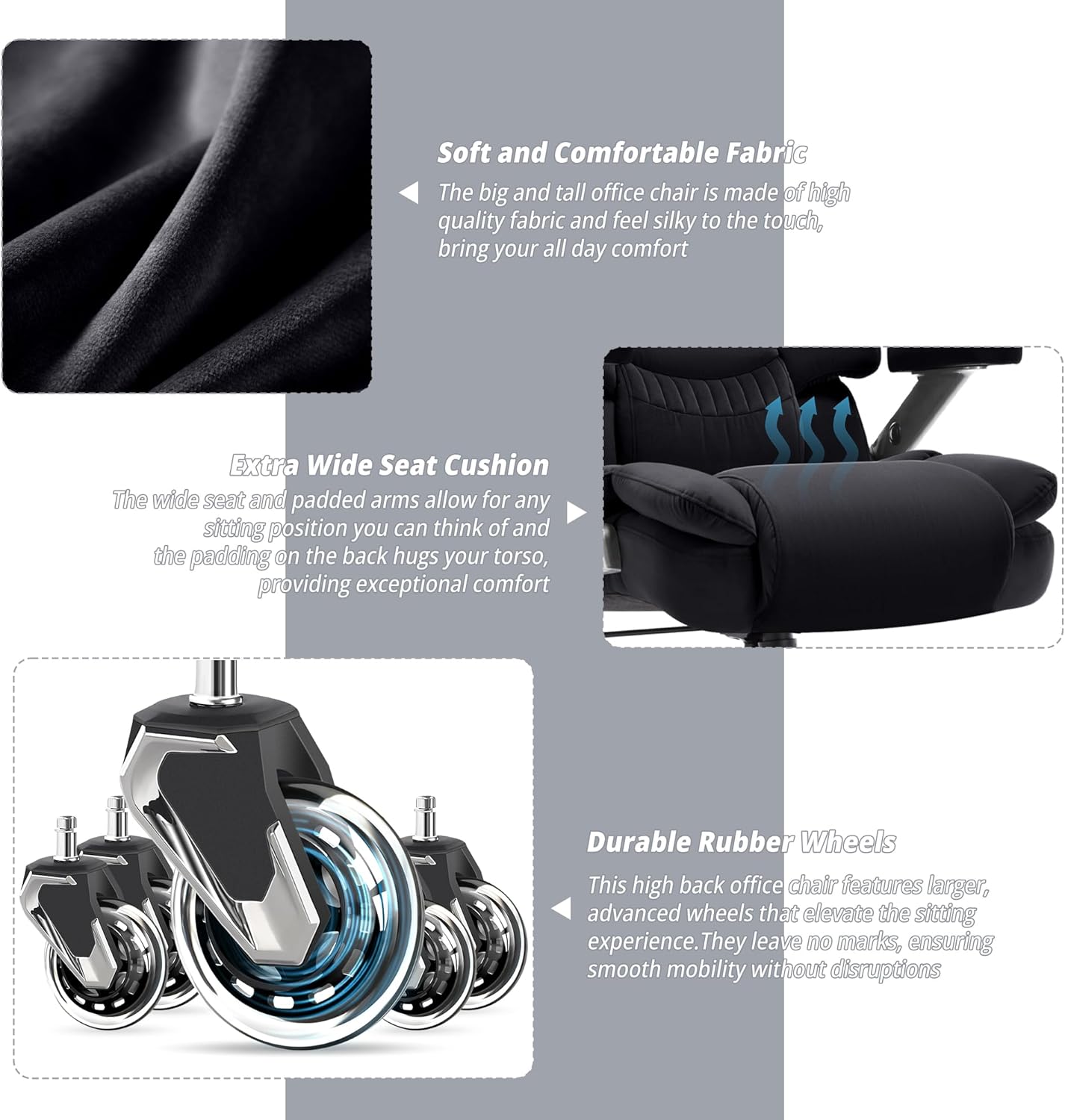 Executive Computer Chair with Adjustable Lumbar