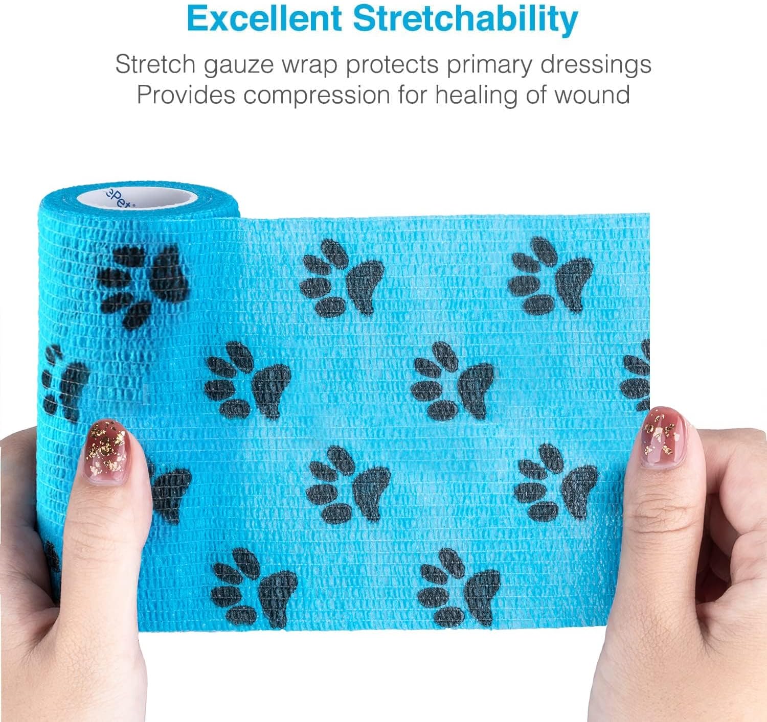 WePet Pet Wrap, Self-Adhesive, Only Sticks to Itself