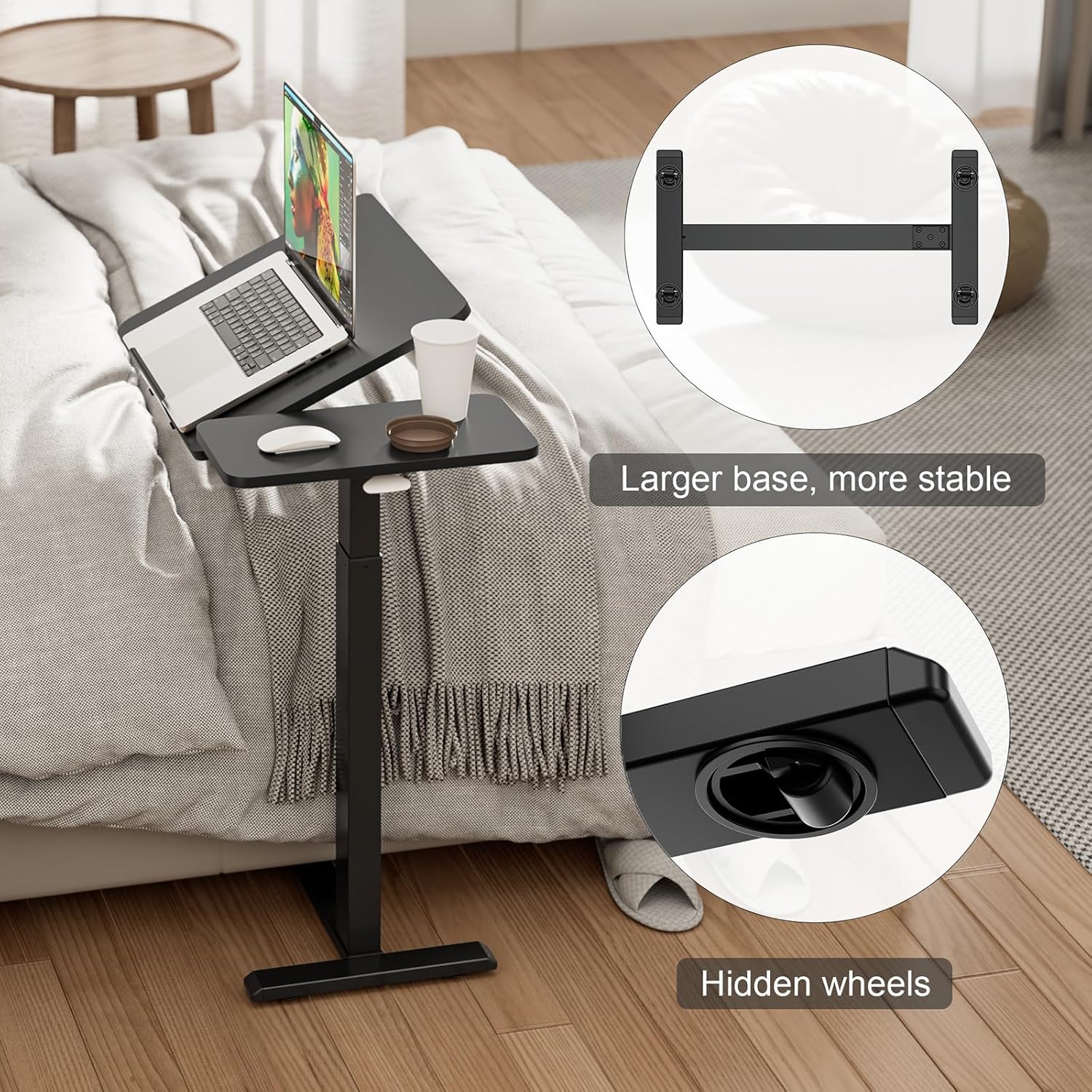 Overbed Bedside Table