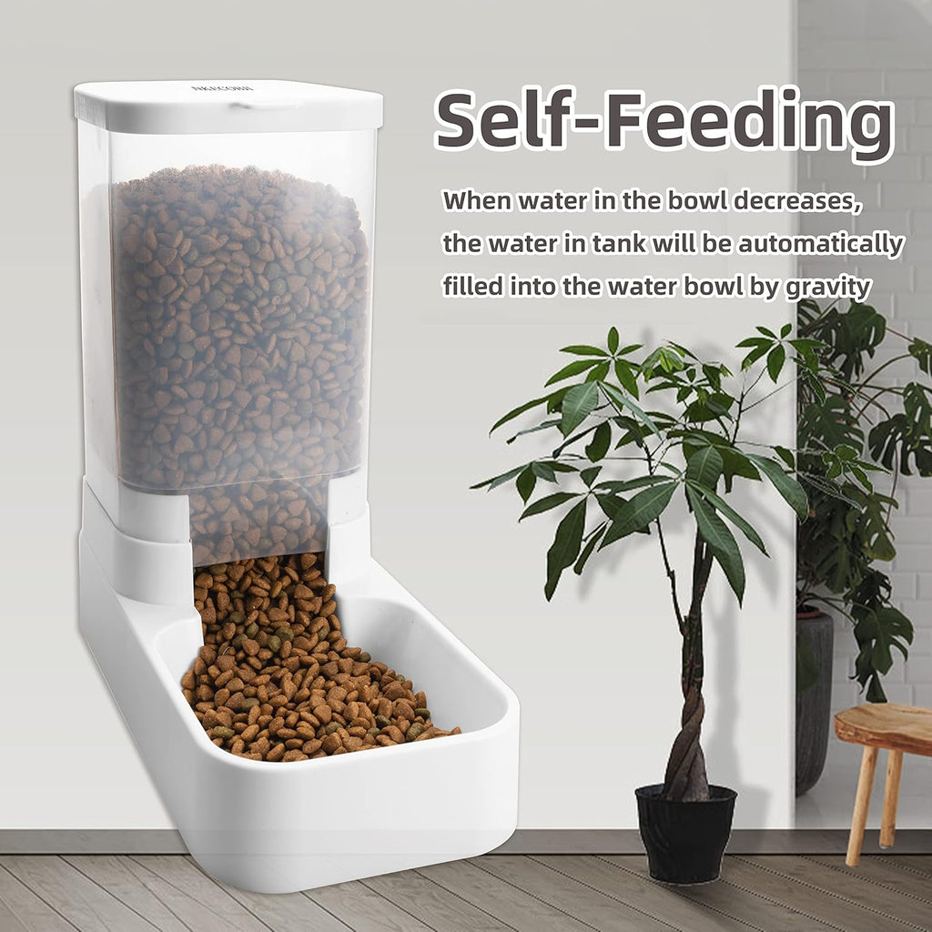 Gravity Pet Feeder and Water Dispenser