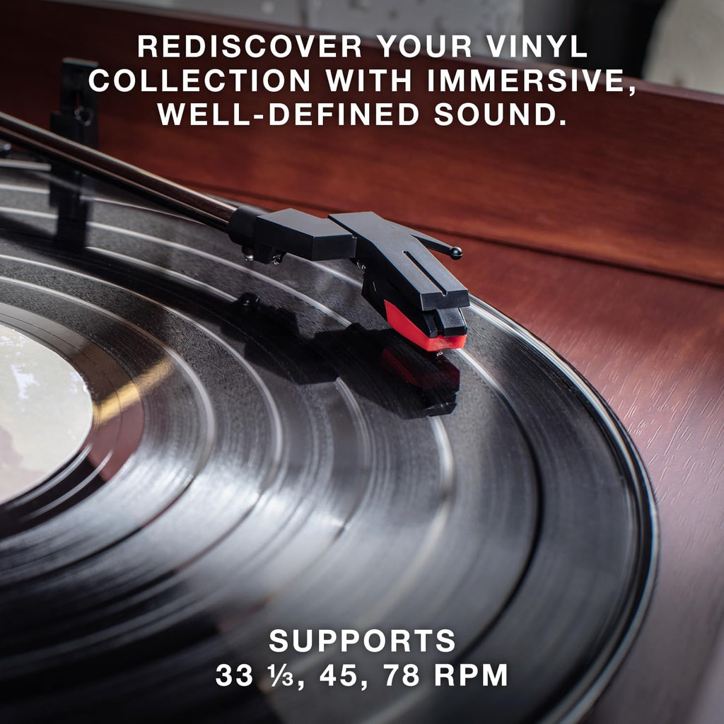 Victrola Nostalgic 6-in-1 Bluetooth Record Player & Multimedia Center