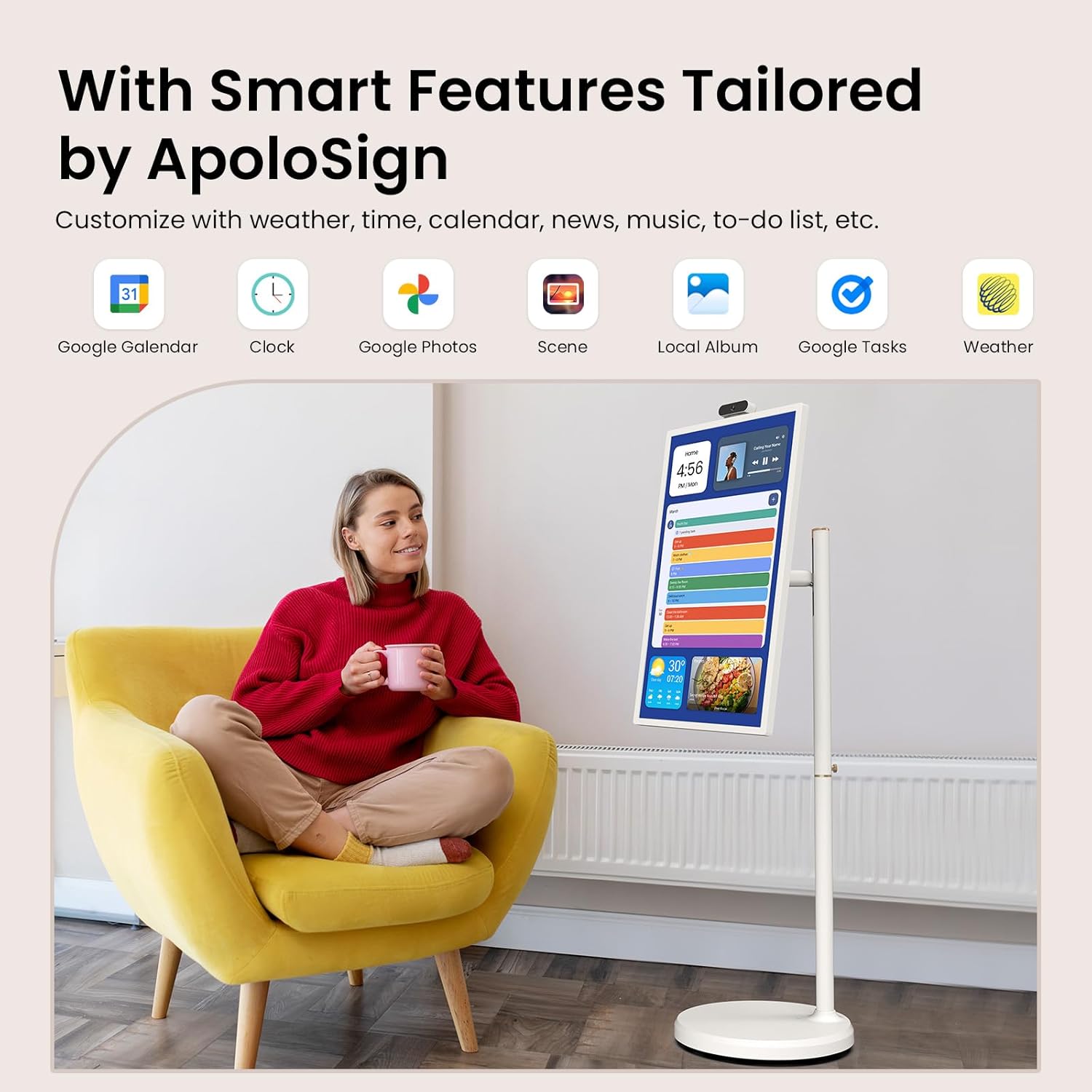 ApoloSign 32 Inch FHD Smart Portable TV 2nd Gen