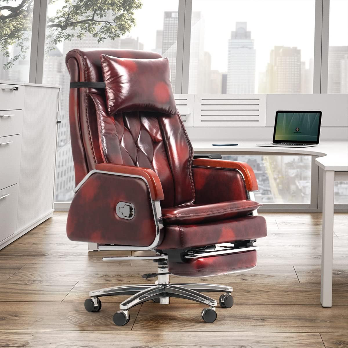 Genuine Leather Massage Chair