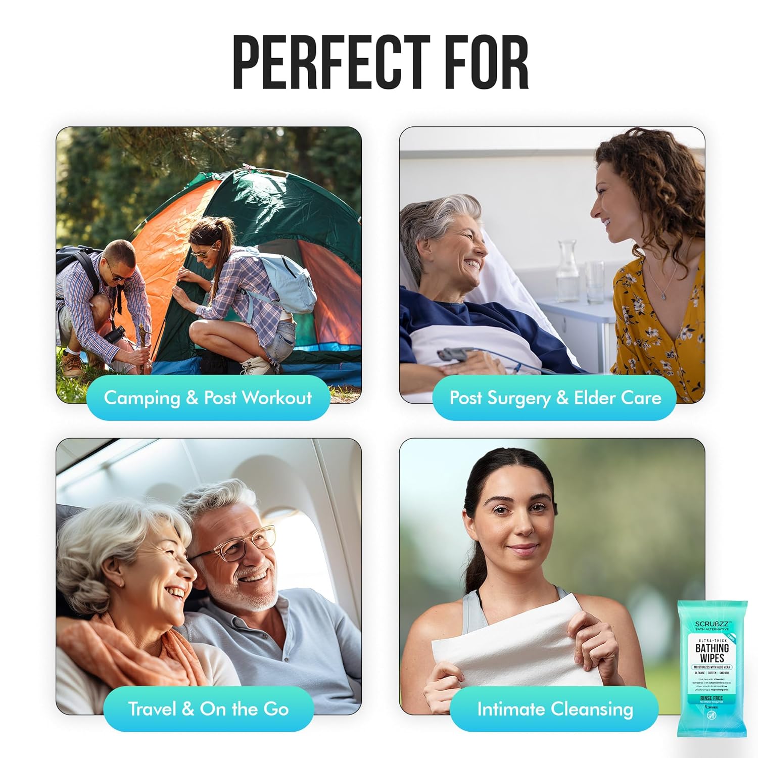 Extra Large Bath Wipes