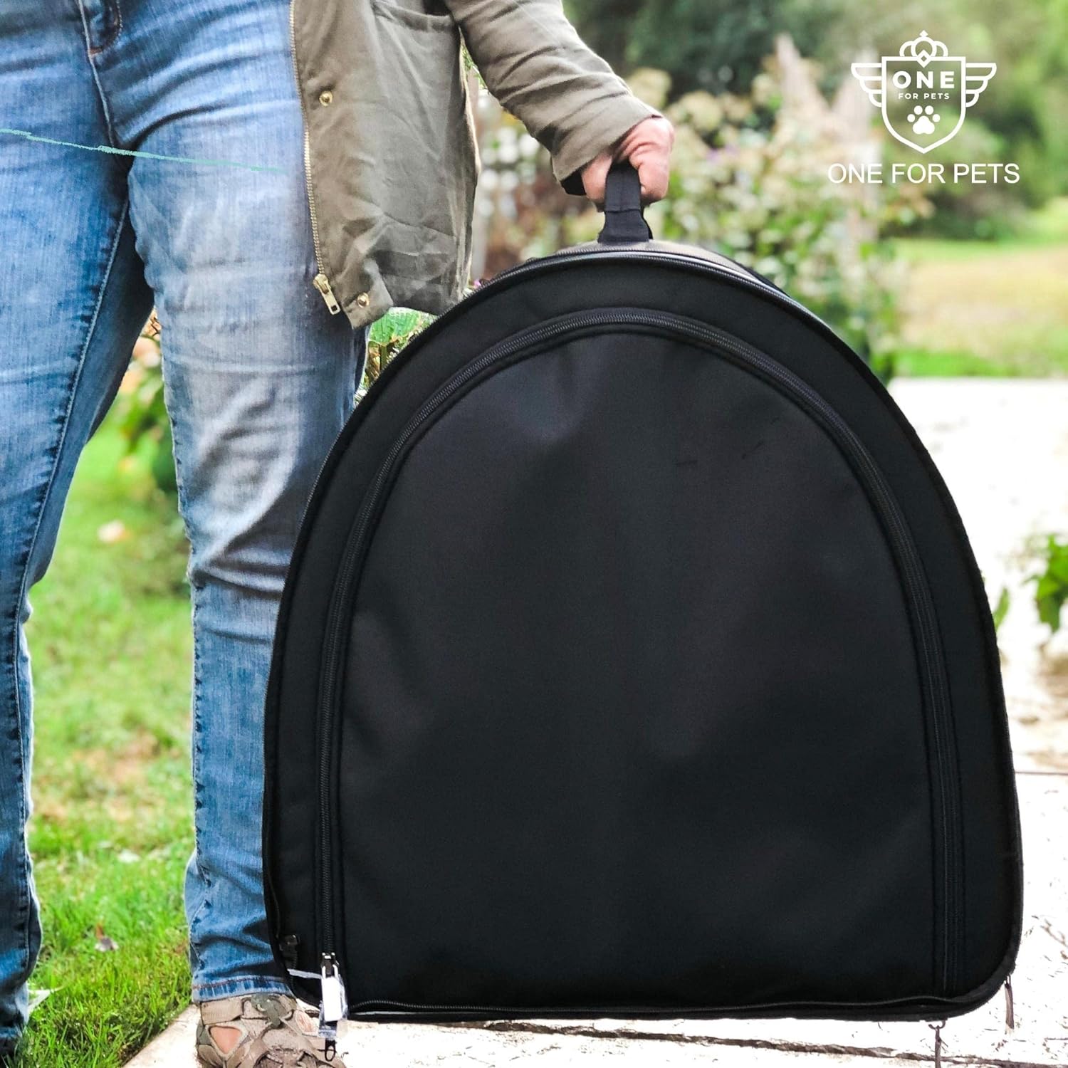 Portable 2-in-1 Double Pet Kennel/Shelter
