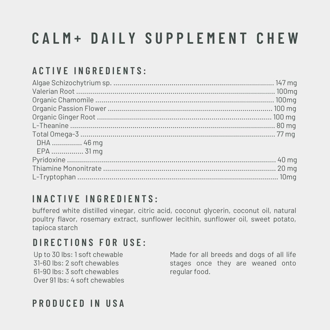  Stress Support Dog Supplement Chews