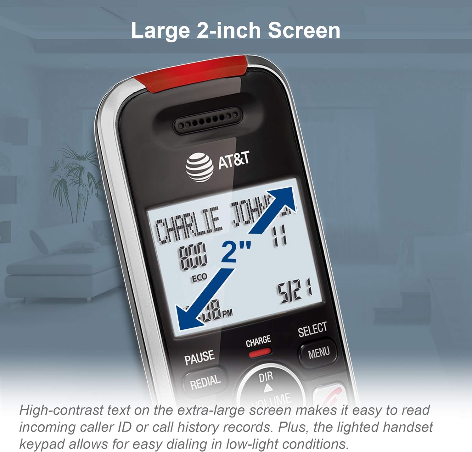 AT&T BL102-3 DECT 6.0 3-Handset Cordless Phone