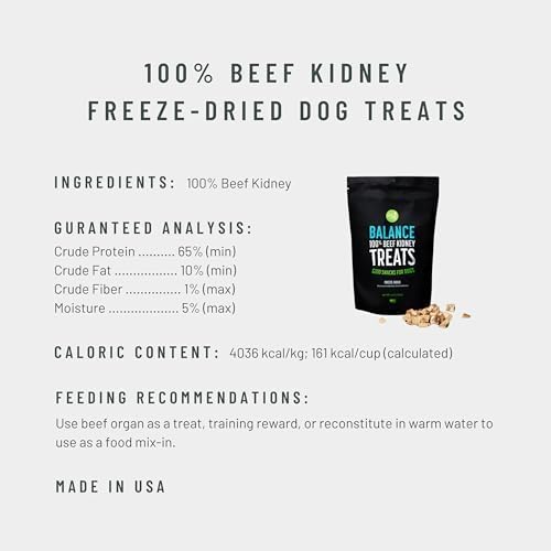 Get Joy Freeze Dried Superfood 100% Beef Kidney Dog Treats