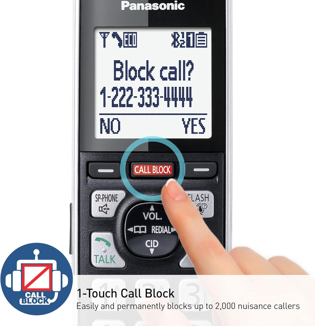 Panasonic Cordless Phone with Advanced Call Block