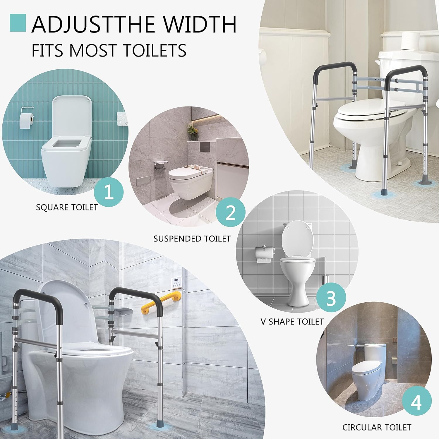 Eligible Toilet Safety Rails