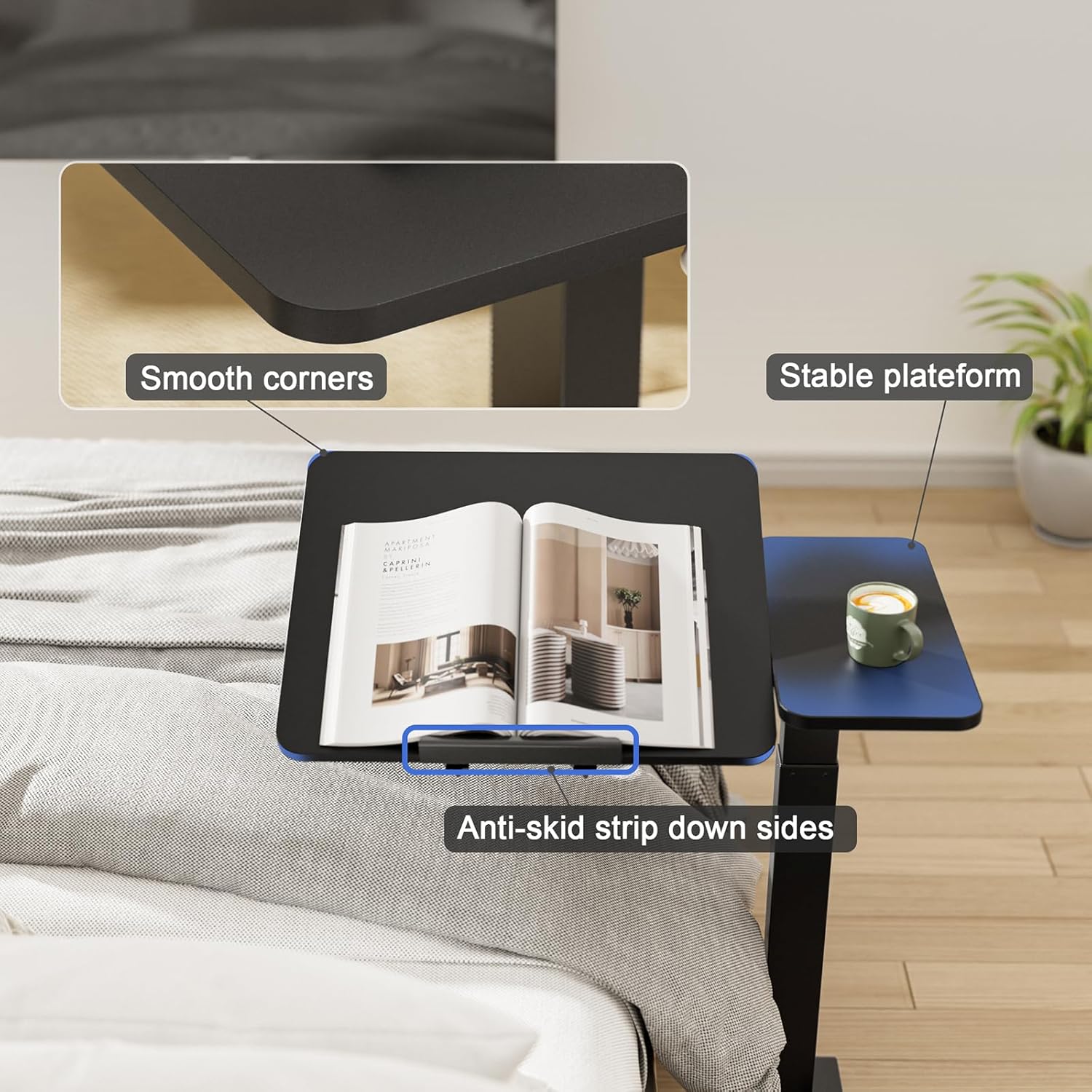 Overbed Bedside Table