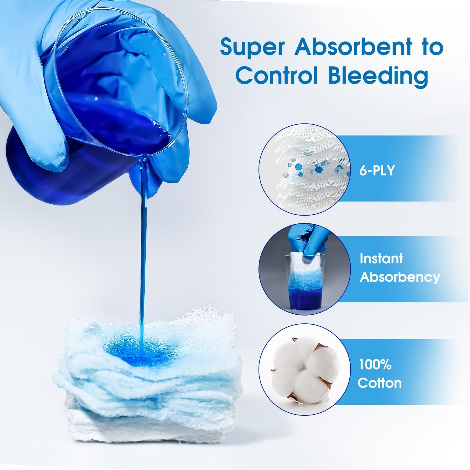 8 PACK STERILE COMPRESSED GAUZE