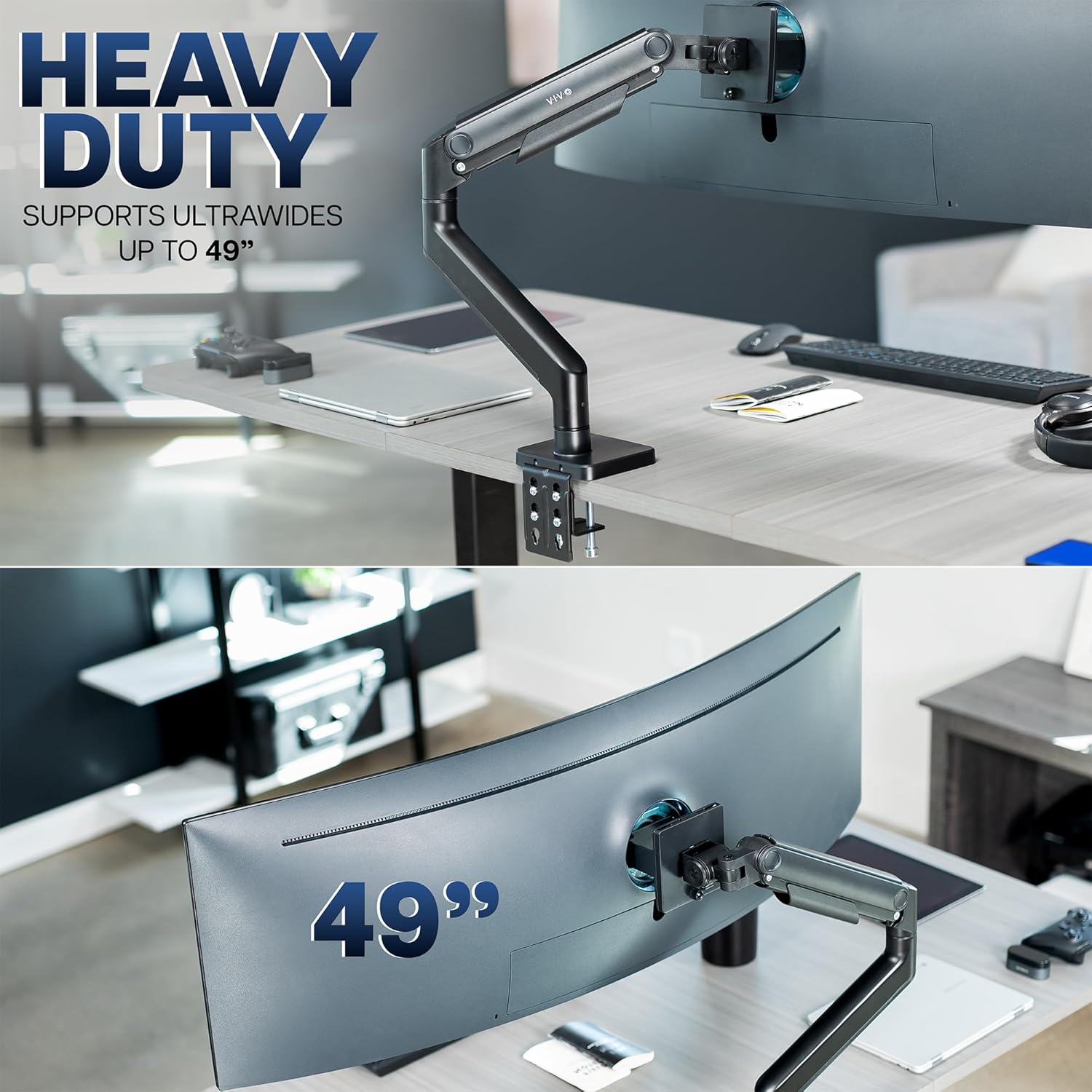 VIVO Heavy Duty Aluminum Ultrawide Monitor Tension Arm