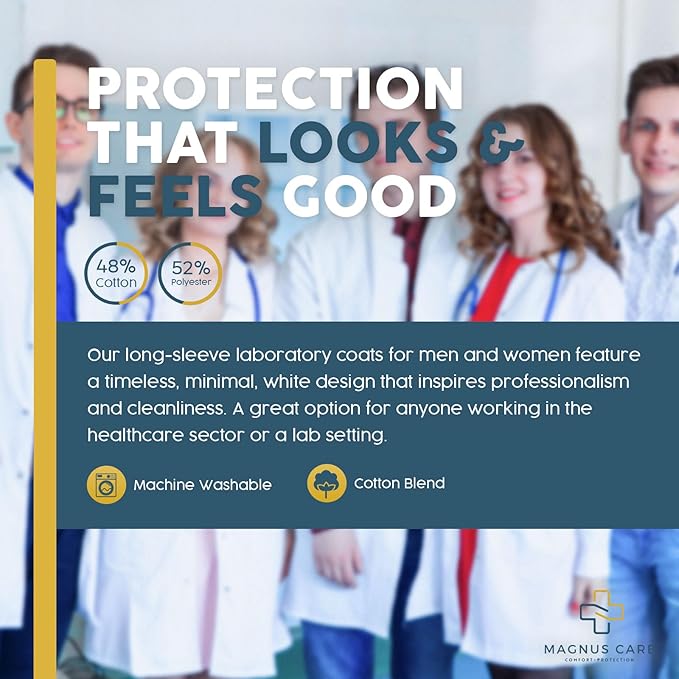 Professional Lab Coat for Women & Men