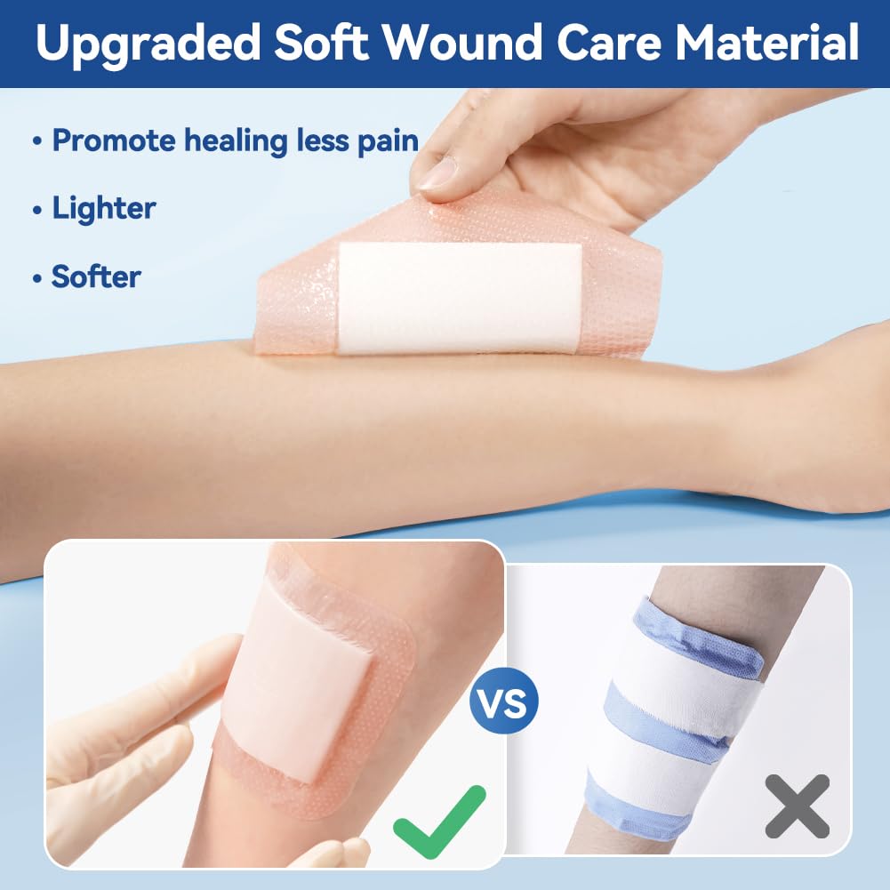 Silicone Ultra Absorbent Dressing Pads