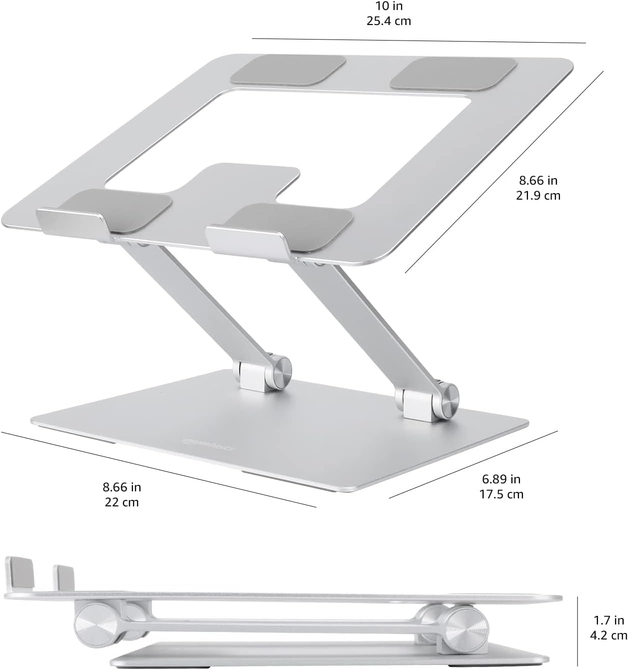 Sturdy and Portable Ergonomic Laptop Stand for Desk