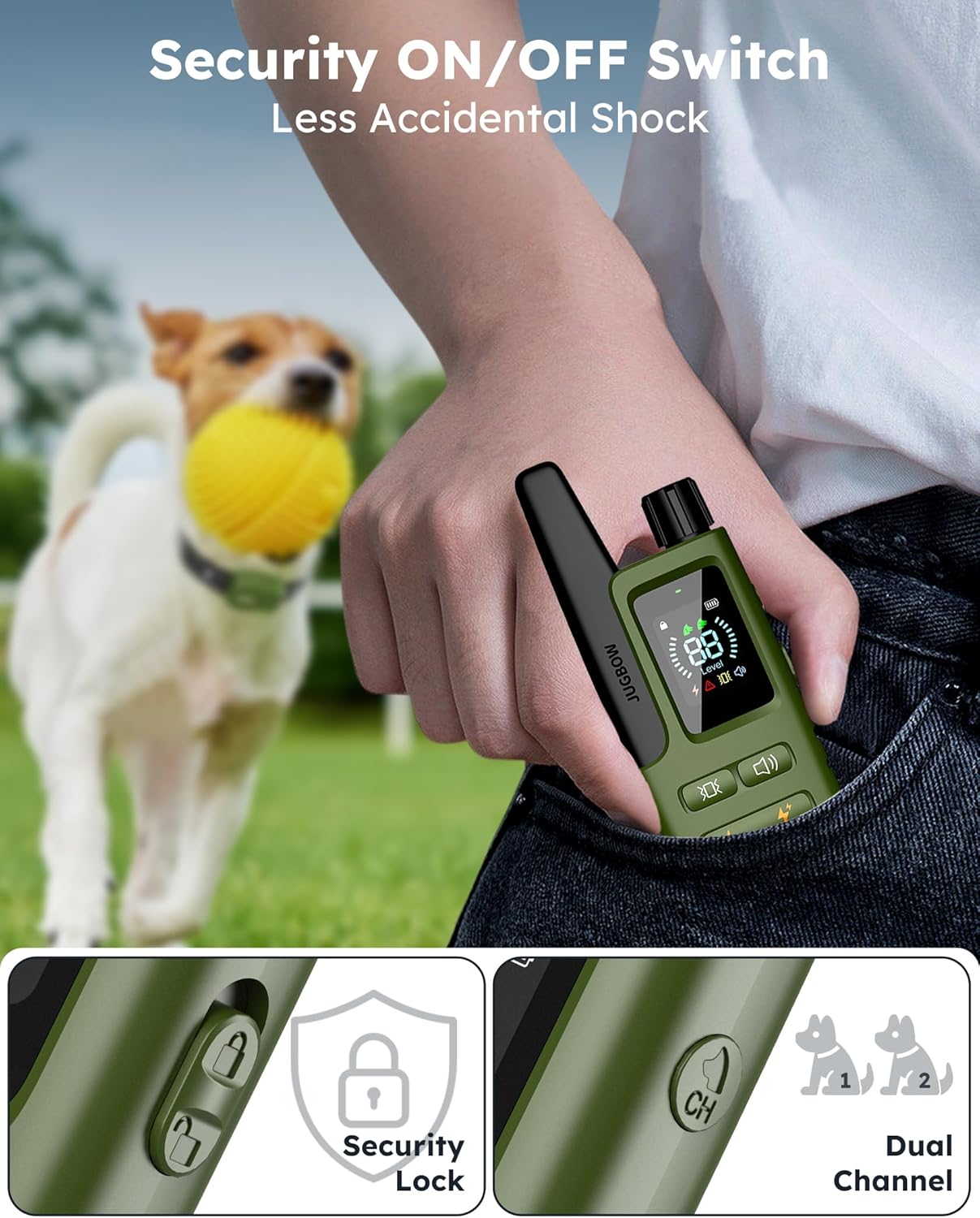 Jugbow Dog Shock Collar 2 Dogs
