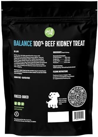 Get Joy Freeze Dried Superfood 100% Beef Kidney Dog Treats