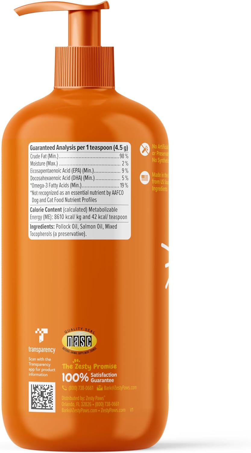 Zesty Paws Wild Alaskan Omega-3 Blend