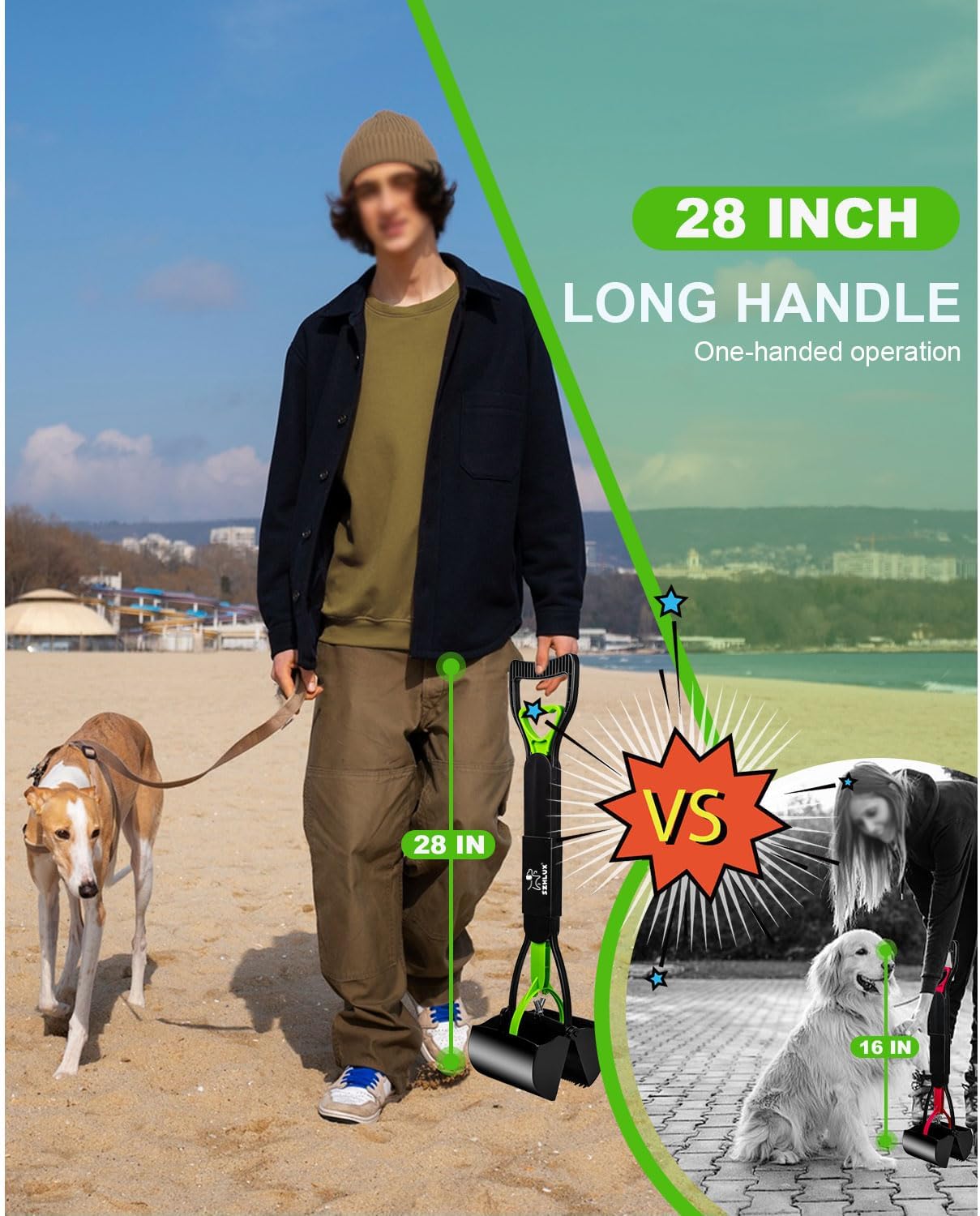 SZHLUX 28" Pooper Scooper