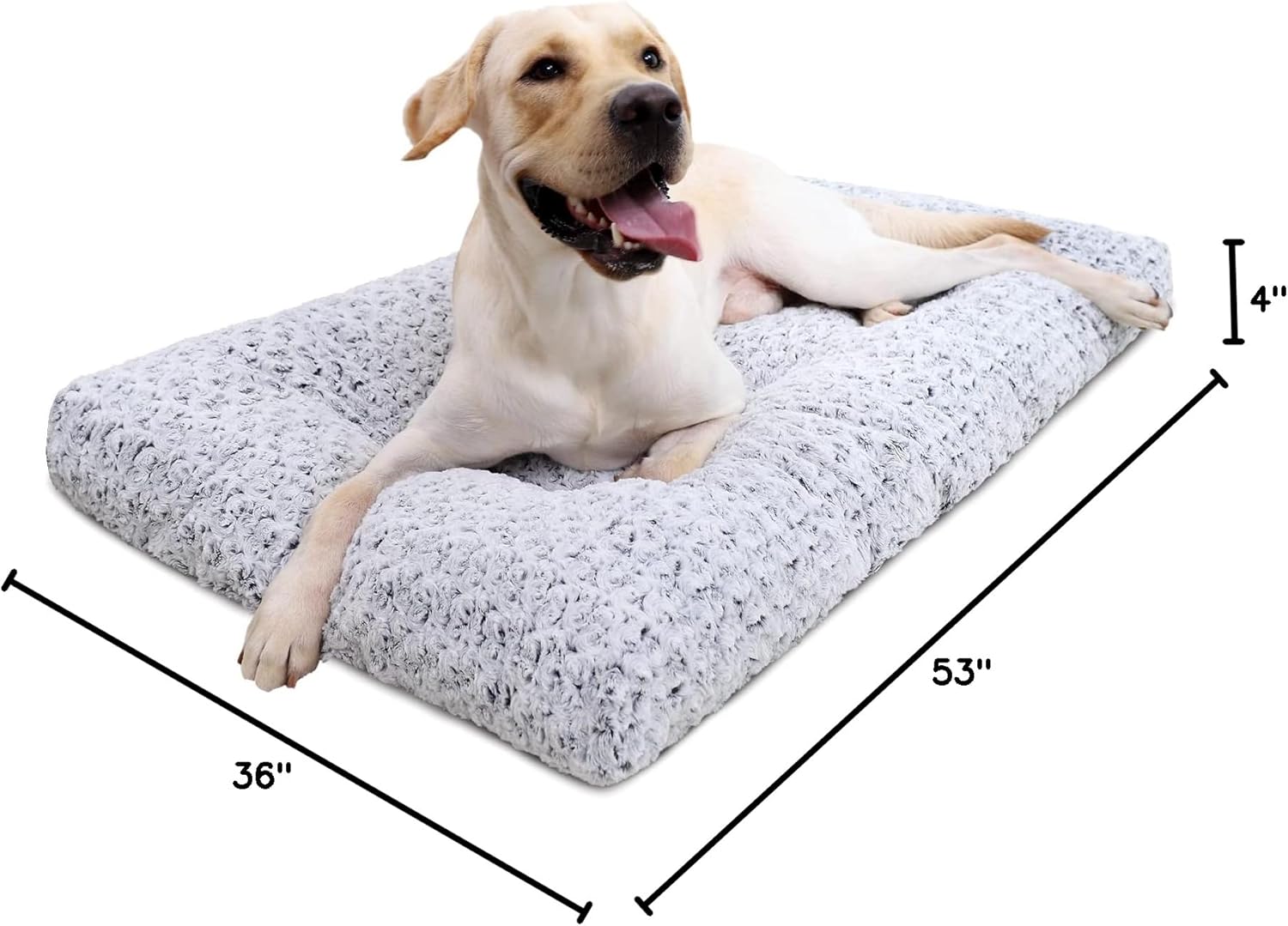 Washable Dog Bed Deluxe Plush Dog Crate Beds