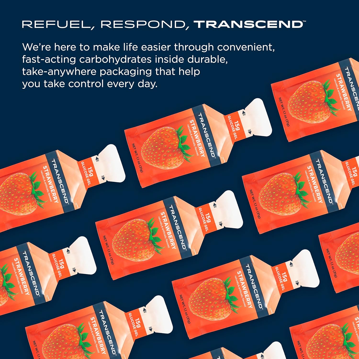 Transcend Foods Strawberry Ge