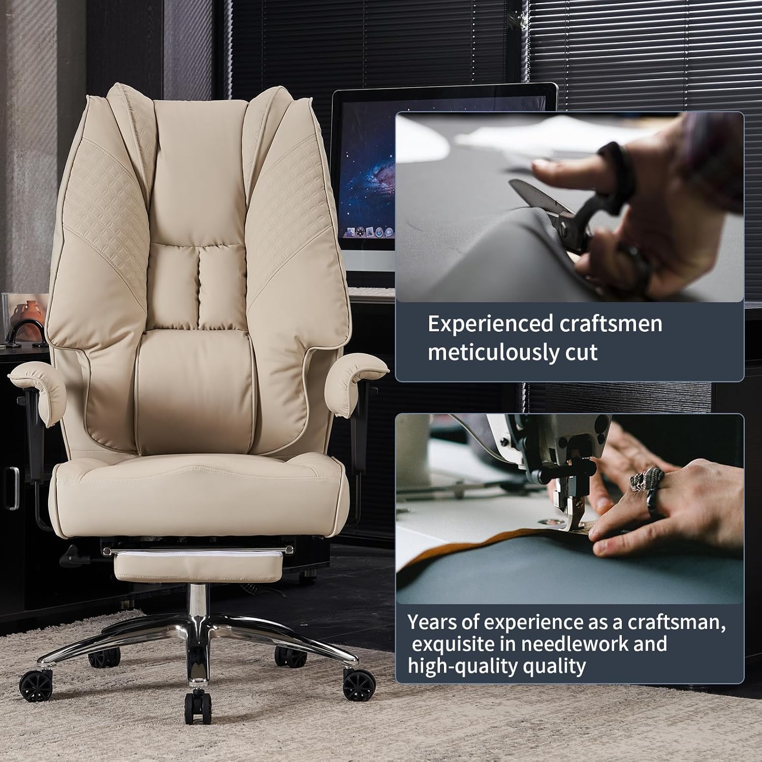 Leather High Back Executive Office Chair