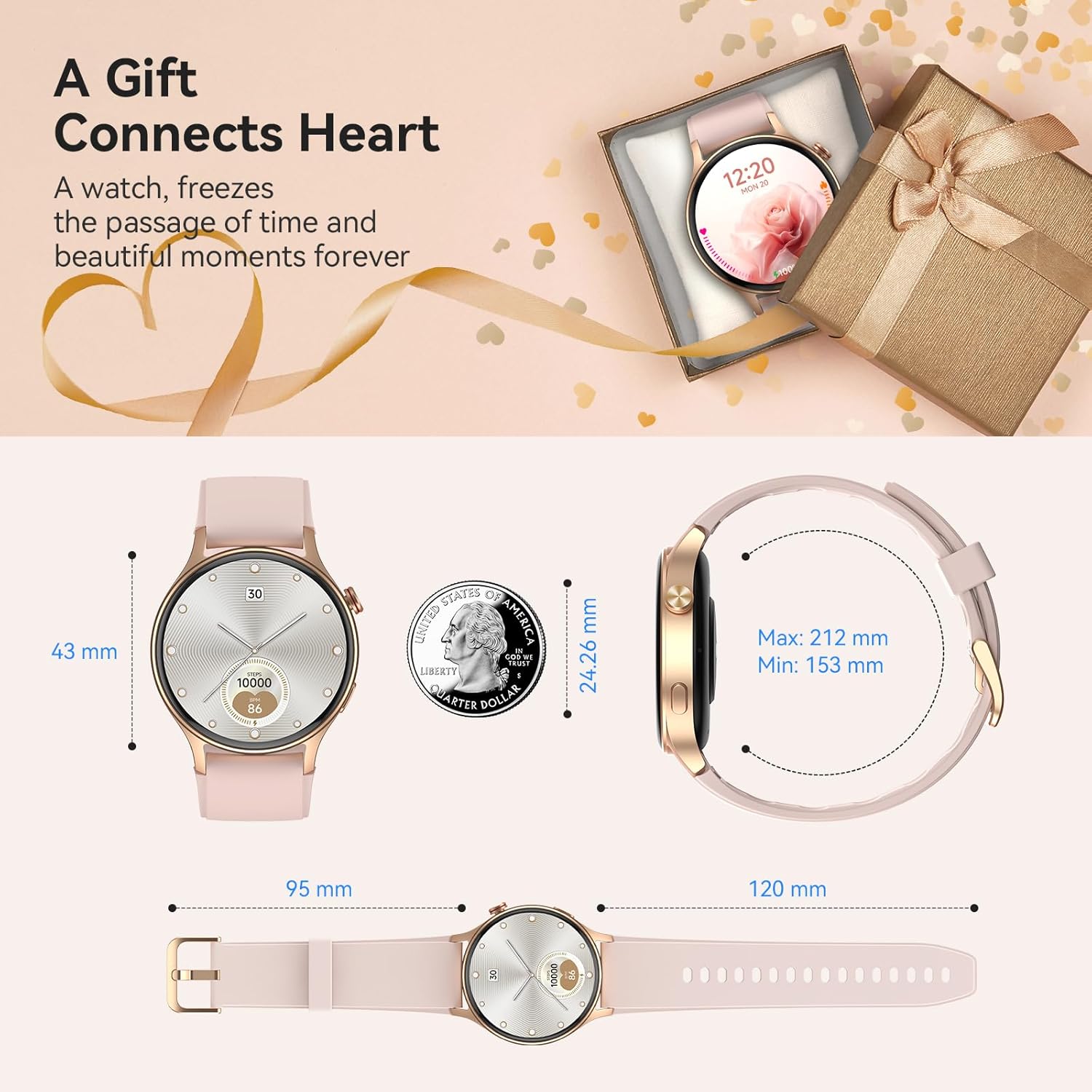 aeac Smart Watch for Women