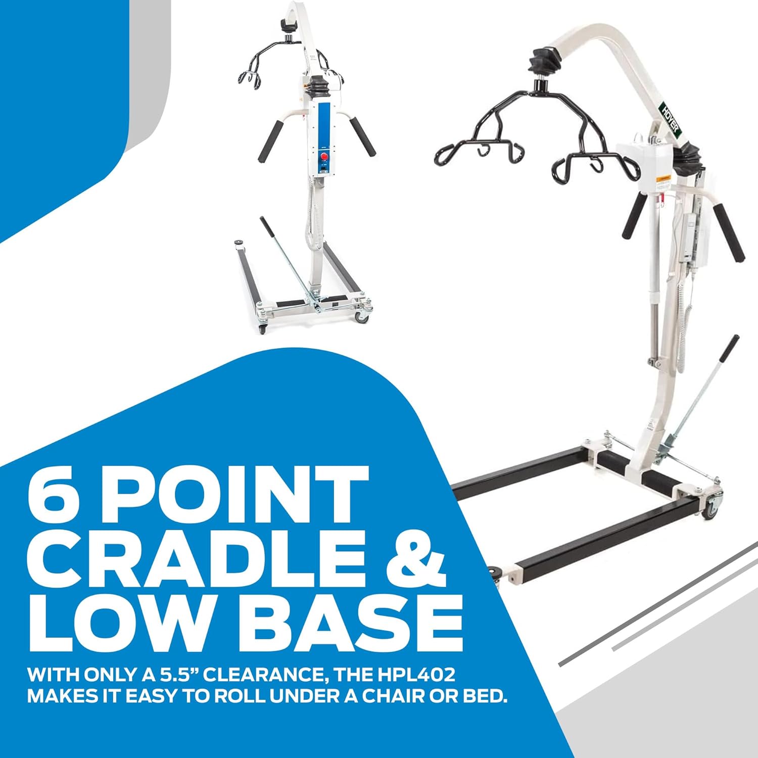 2 Classic Deluxe Electric Power Patient Lift