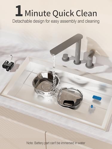 4L Automatic Cat Feeders + 309B Stainless Steel Cat Water Fountain