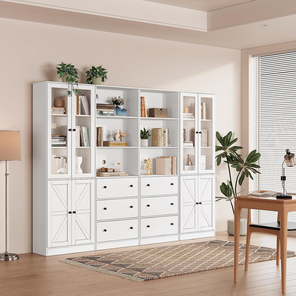 71" Tall Bookshelves Set of 4