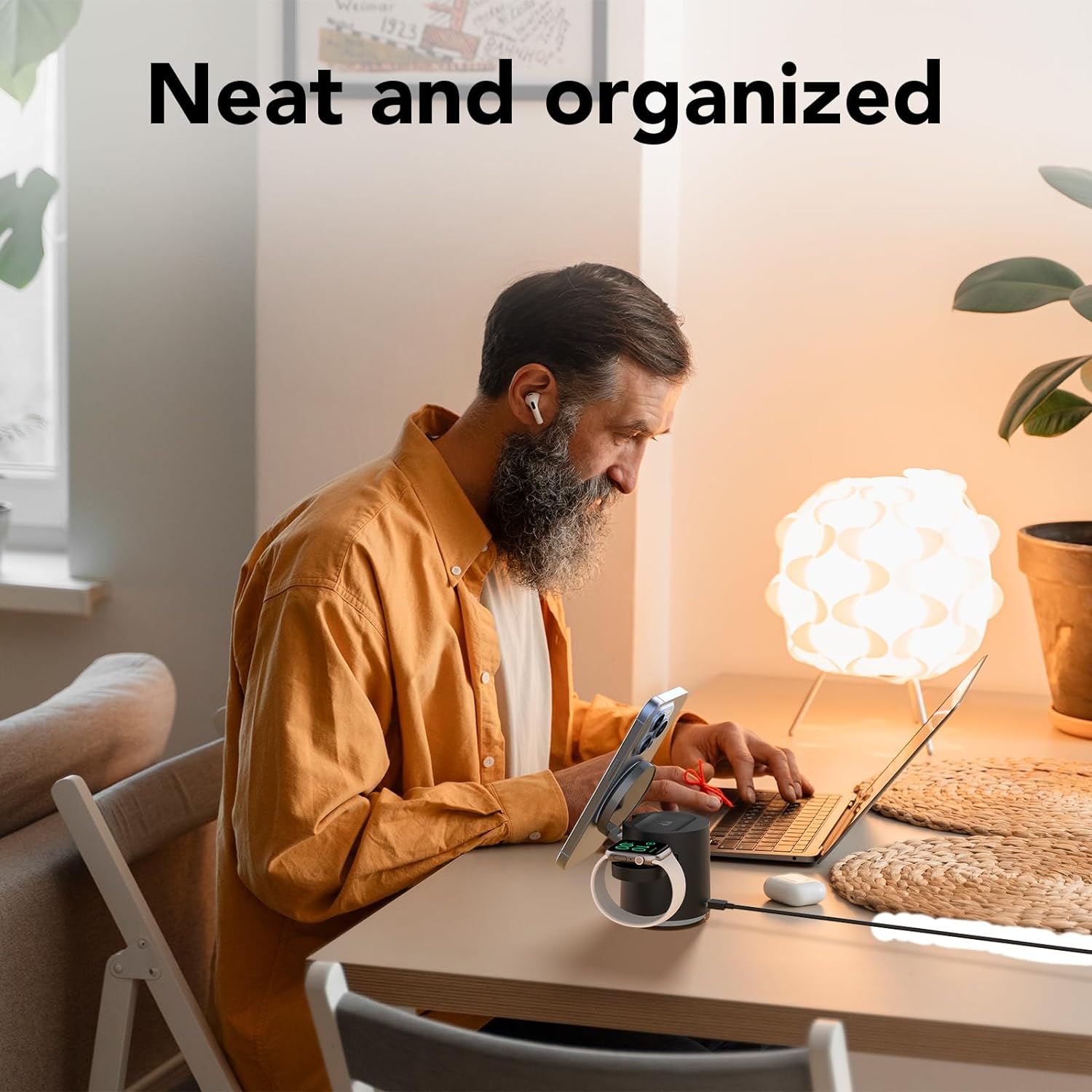 HATALKIN 4 in 1 Wireless Charging Station