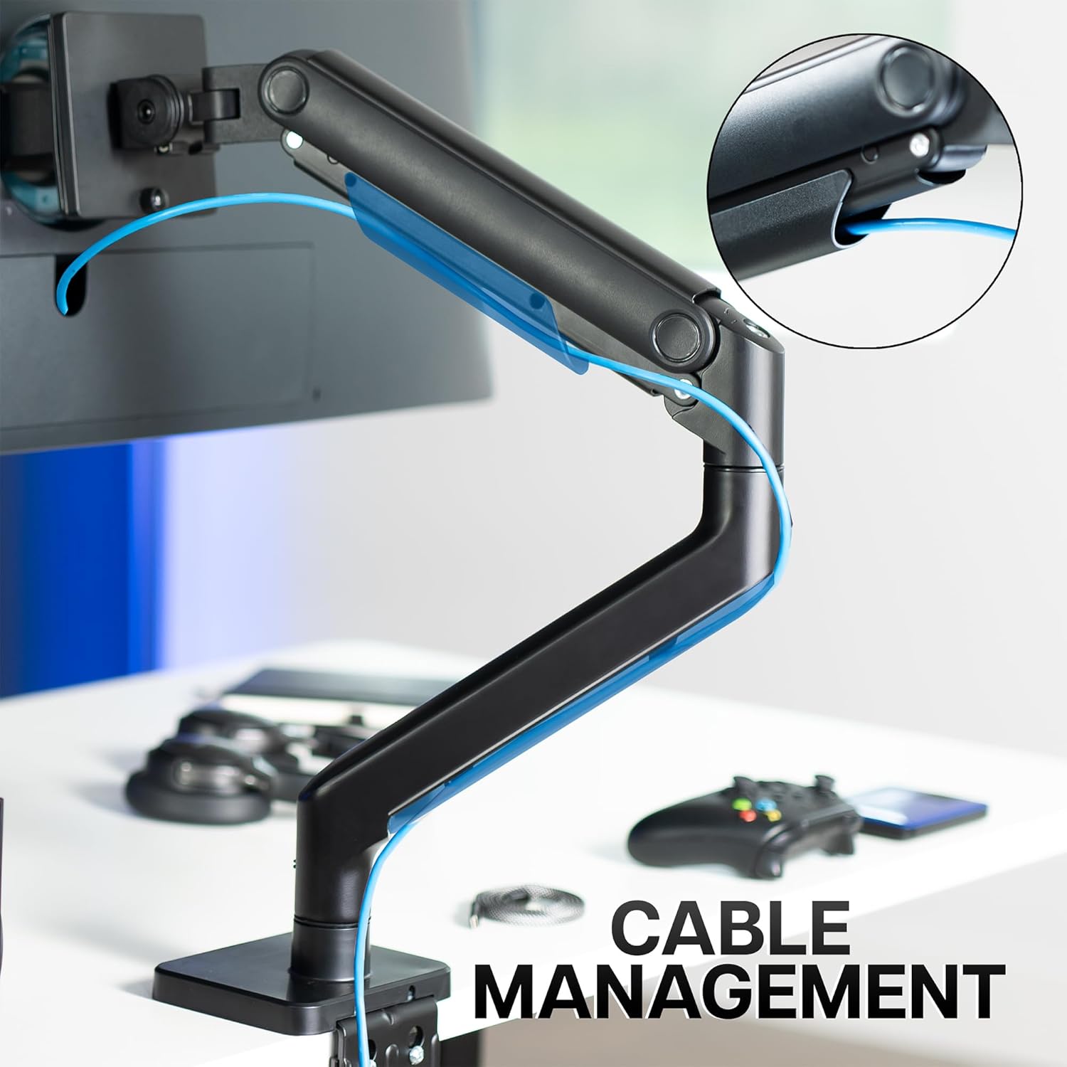 VIVO Heavy Duty Aluminum Ultrawide Monitor Tension Arm