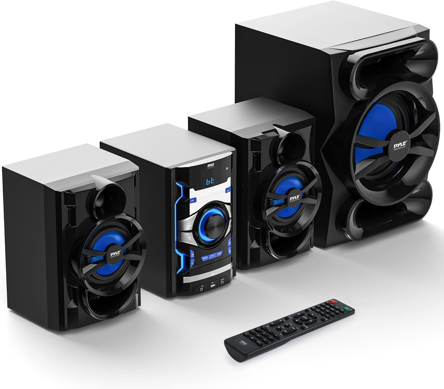 Pyle 3-Piece Wireless Bluetooth Stereo System