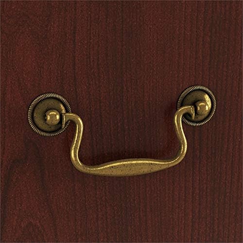  Saratoga Executive Desk and Bookcase Set in Harvest Cherry
