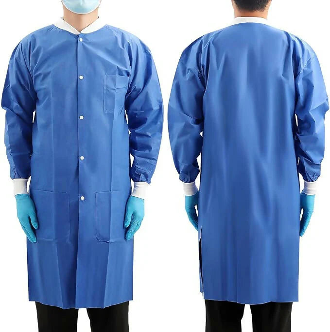 JMU 10-50 Pack Disposable Lab Coats