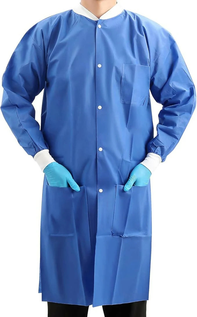 JMU 10-50 Pack Disposable Lab Coats