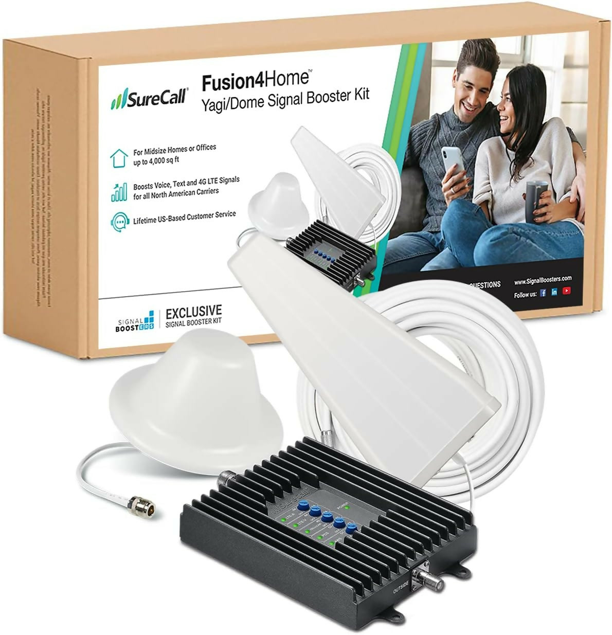 SureCall Fusion4Home Cell Phone Signal Booster